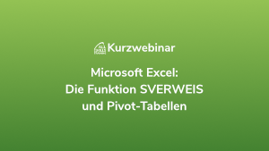Microsoft Excel: Die Funktion SVERWEIS und Pivottabellen